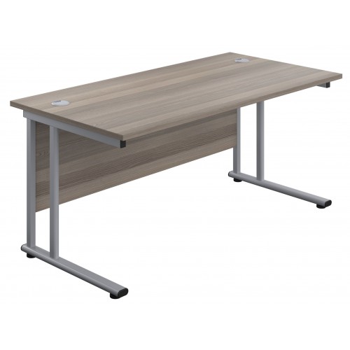Olton Twin Cantilever  800mm Deep Straight Office Desk